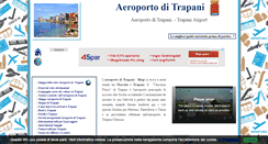 Desktop Screenshot of aeroportoditrapani.com